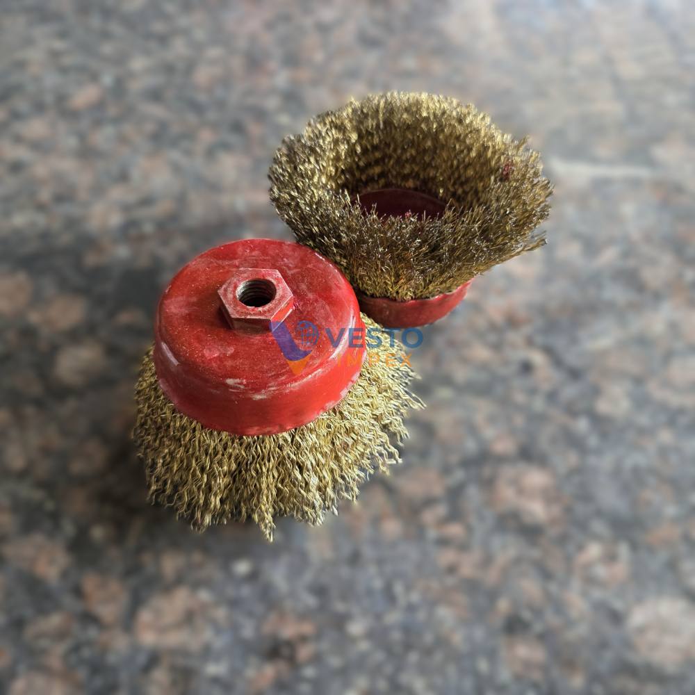 5 Inch Crimped Cup Brush | Industrial Wire Cup Brush
