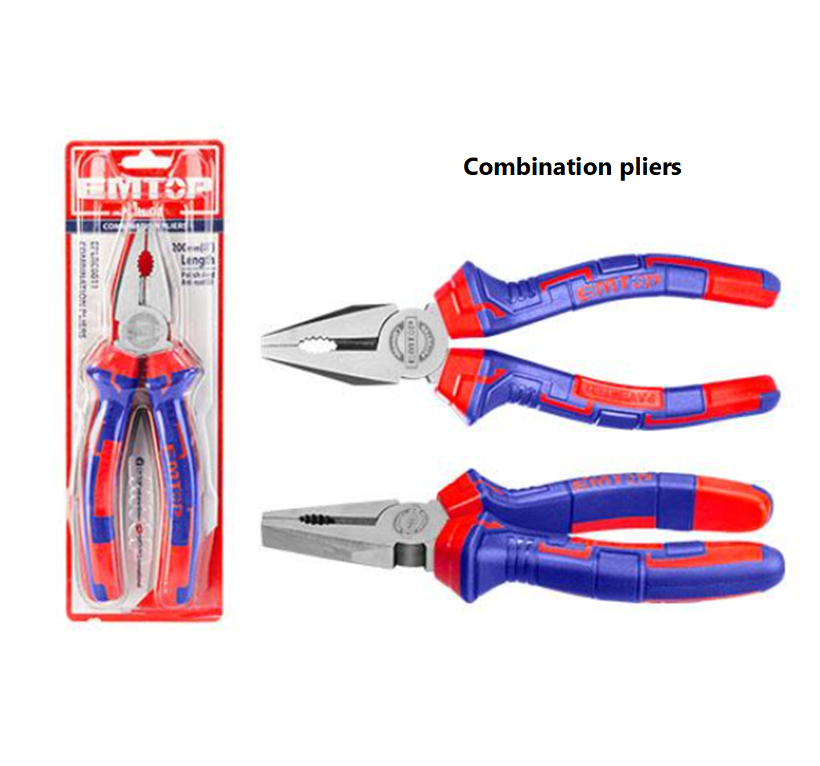 Emtop Anti-Rust Combination Pliers 6" (160mm)