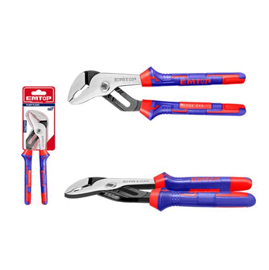 Emtop Cr-V Adjustable Water Pump Pliers 10 inch