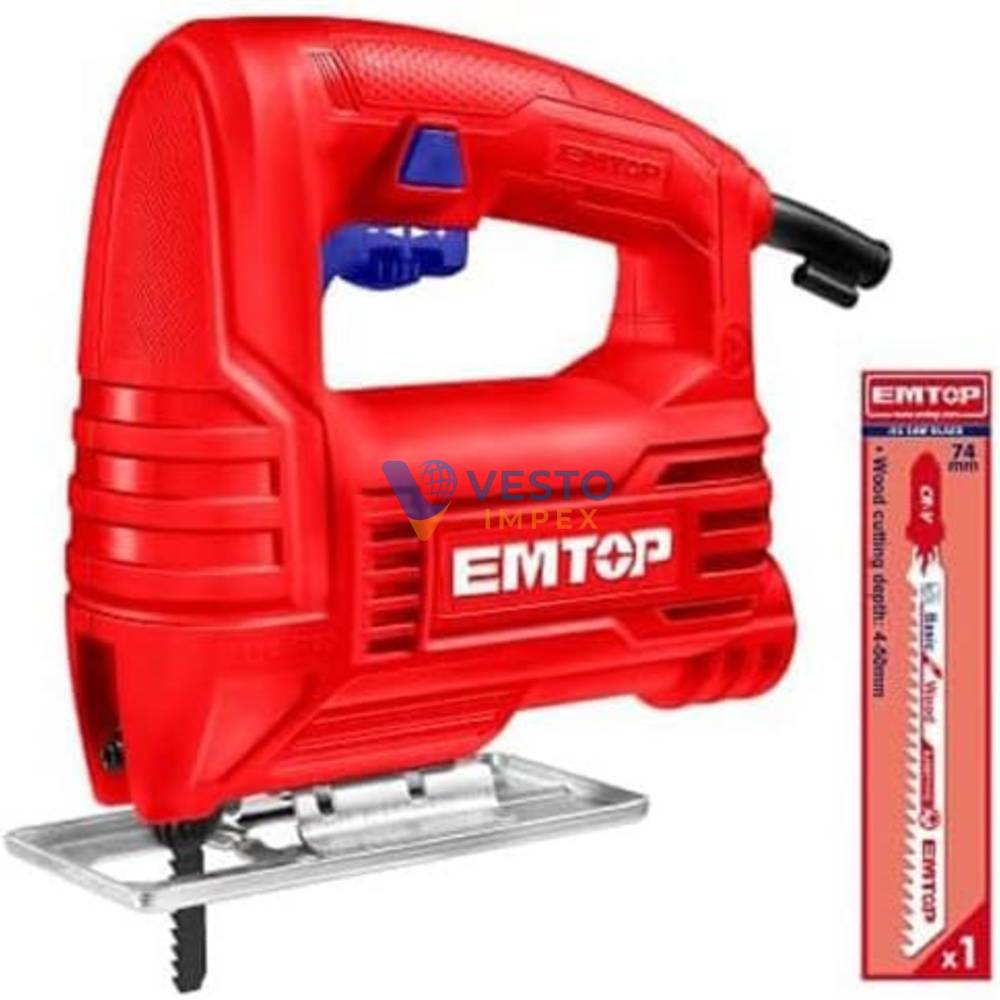 Emtop Electric Jig Saw 400W – Variable Speed Wood & Metal Cutting Machine