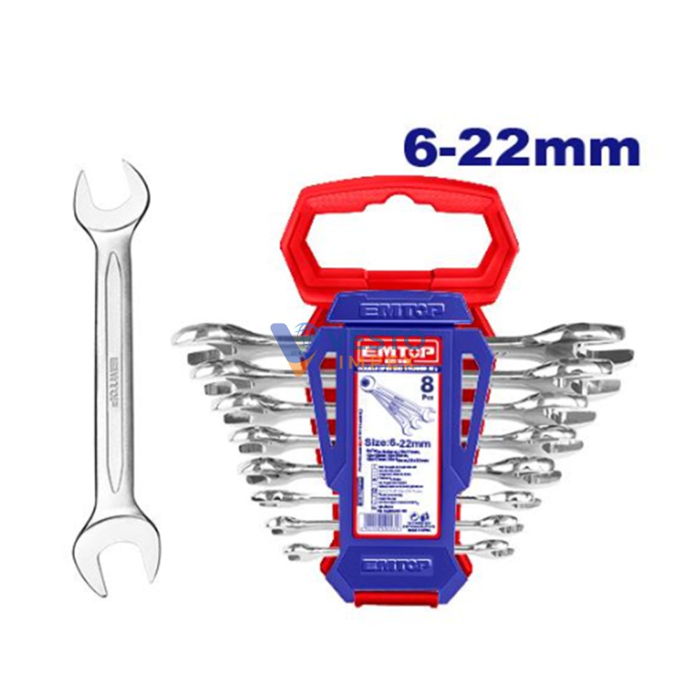Emtop Emtop Double Open End Spanner Set