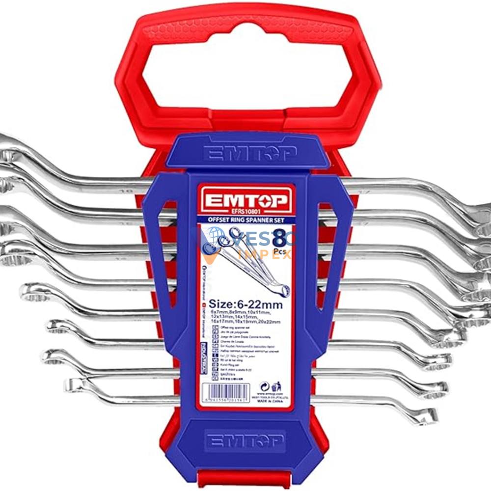 Emtop Emtop Offset Ring Spanner Set