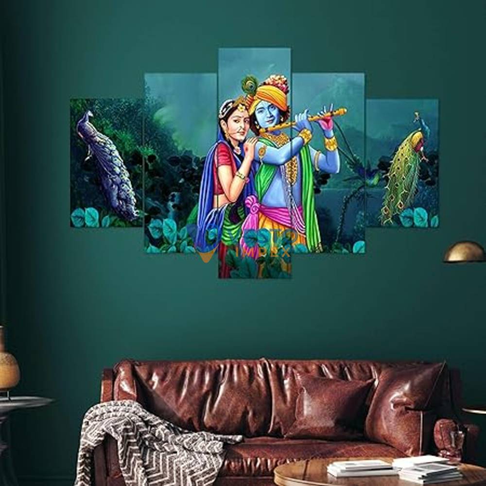 Radha Krishna Wall Painting
