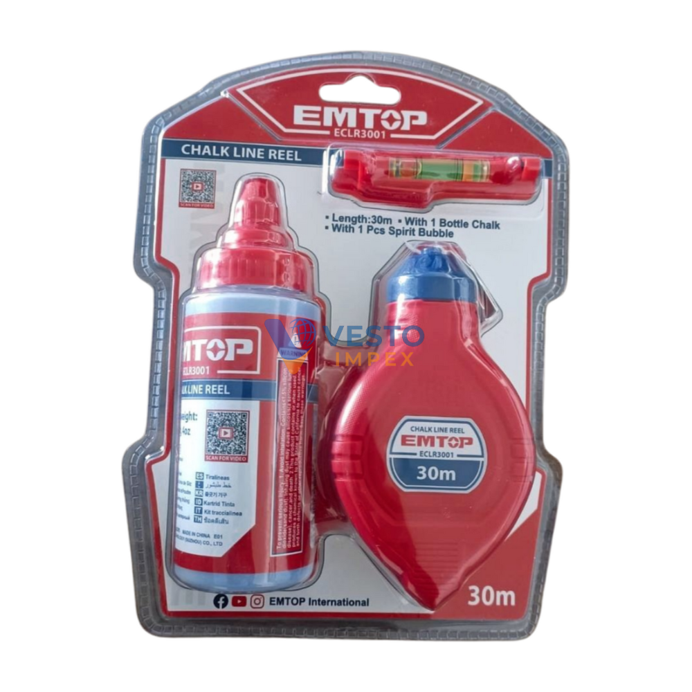 Emtop Chalk line reel